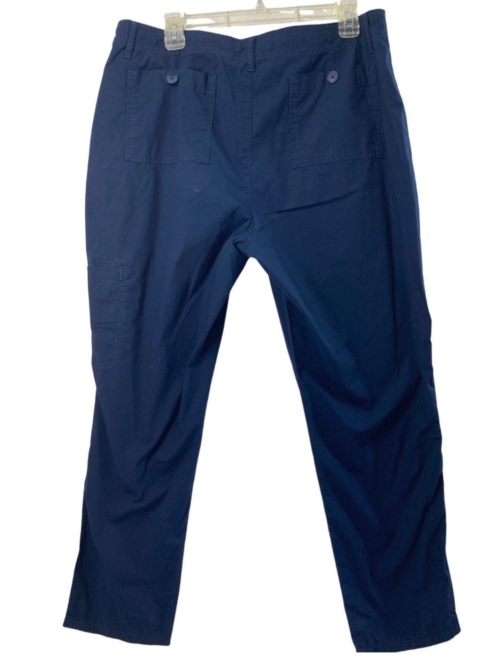 Women’s Liz Claiborne Valerie Navy Cargo Cropped Ankle - Picture 2 of 8